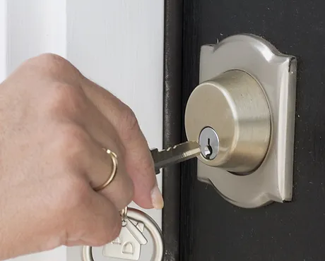 unlocking house door during emergency service