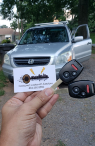 locksmith working on safe