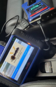 showing smart security lock installation