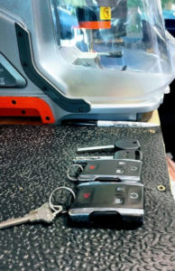 locksmith unlocking safe